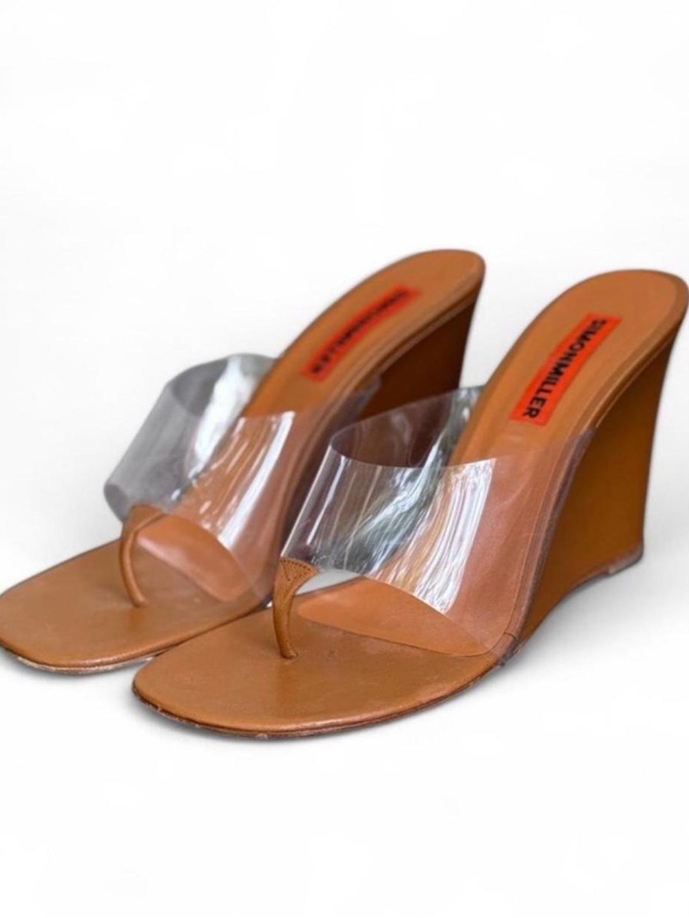 Simon Miller Bil Thong Wedge Sandals - Toffee